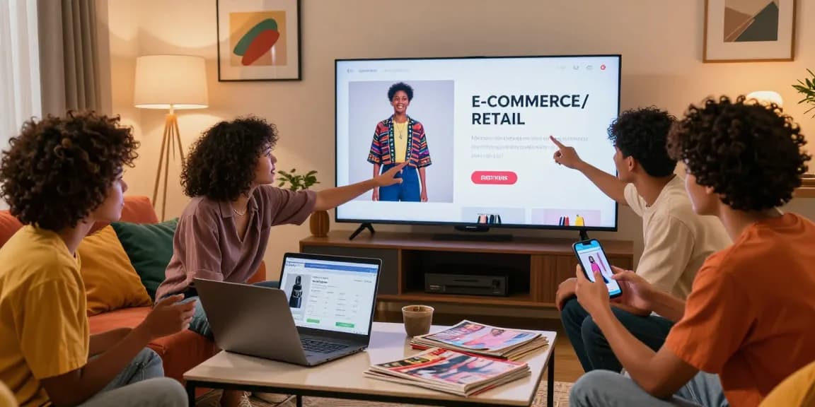 Engaging online shopping moment at https://www.www456bd.com/ with friends browsing fashion together