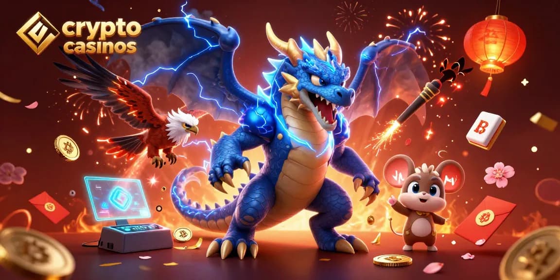 Profitez des crypto casinos avec des dragons et des éléments festifs innovants.