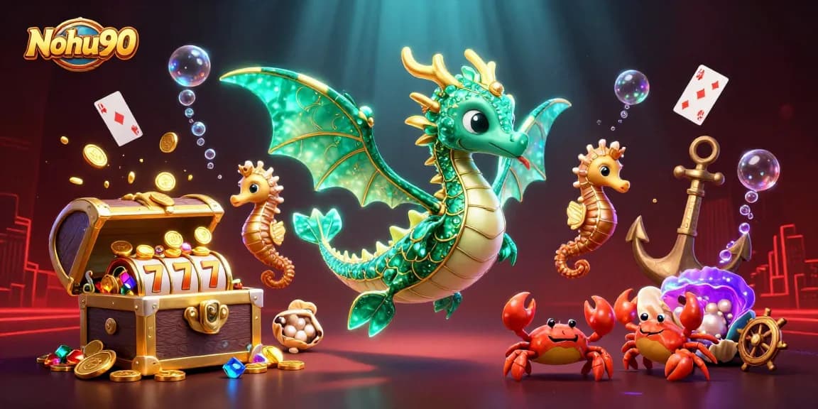 Nohu90 offers immersive slot experiences with dynamic underwater treasures and engaging casino elements.