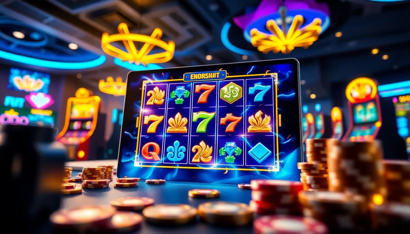 Engage with Online slots Uk through vibrant graphics and exciting casino elements.