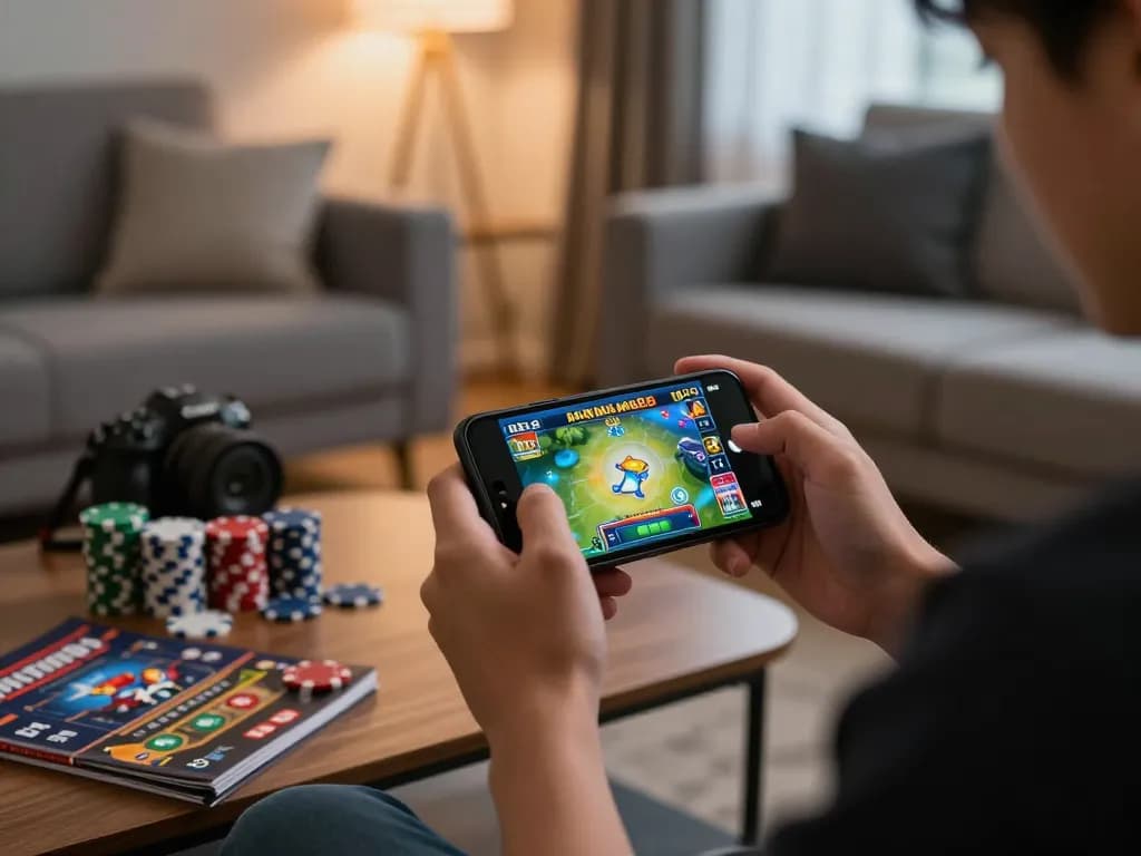 bắn cá mb66 game displayed on smartphone during engaging online gaming session.