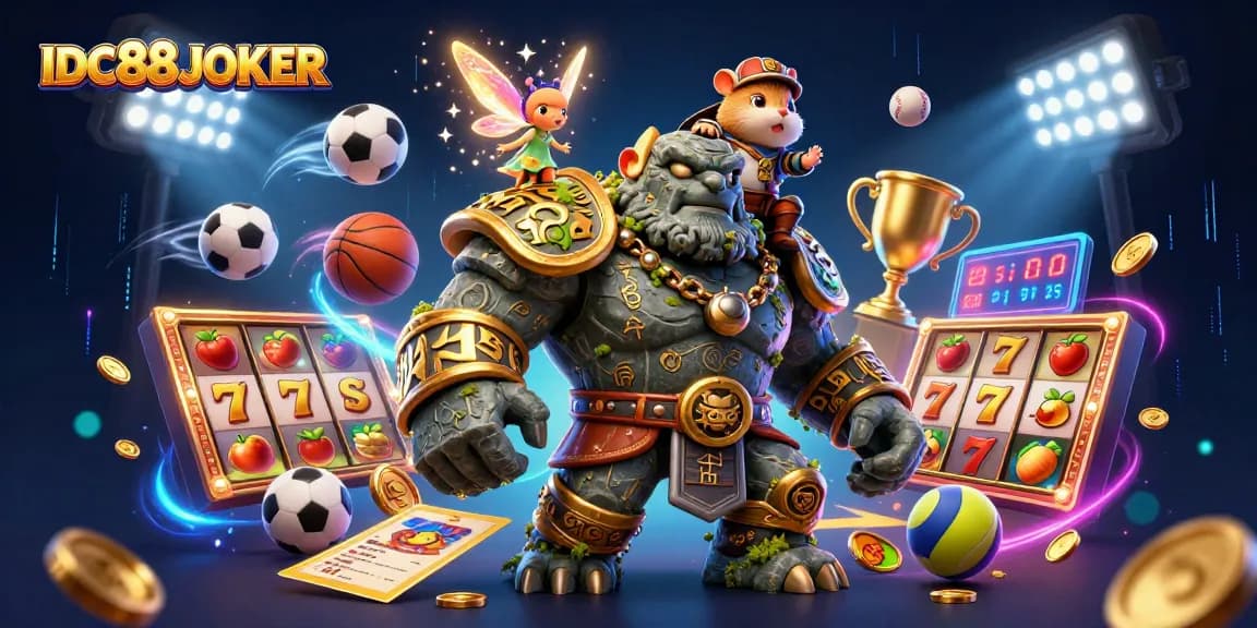Experience playing at IDC88JOKER with thrilling jackpot opportunities and vibrant gaming elements.