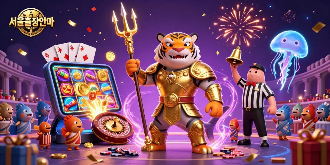 Experience 서울출장안마 with a dynamic underwater casino scene featuring vibrant game elements.
