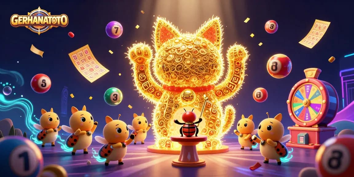 Mainkan GERHANATOTO dengan keberuntungan kucing lucu di acara lotere interaktif.