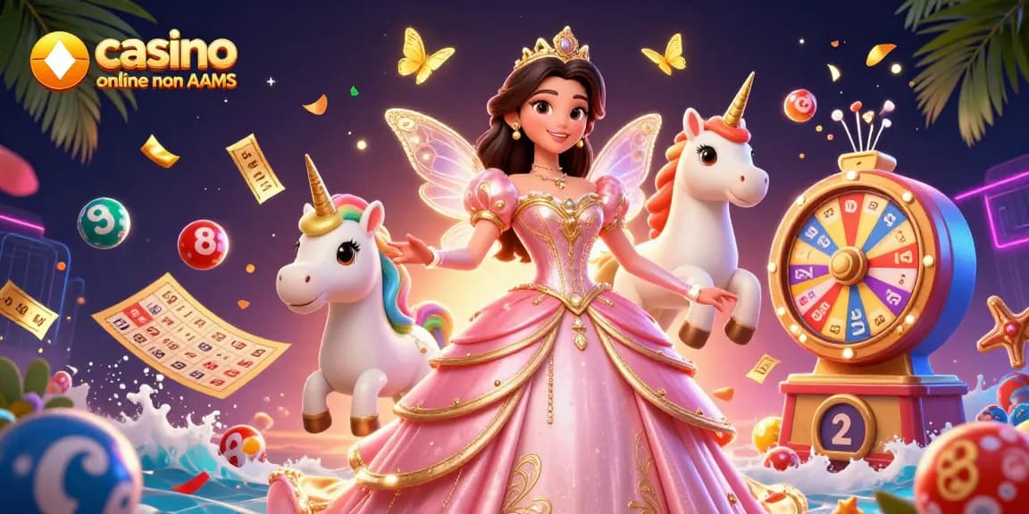 Goditi l'azione emozionante al casinò online non AAMS con personaggi vivaci ed elementi di lotteria.