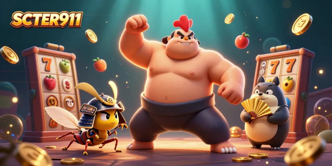 Engage with SCATTER911's vibrant slots experience featuring animated characters and games.