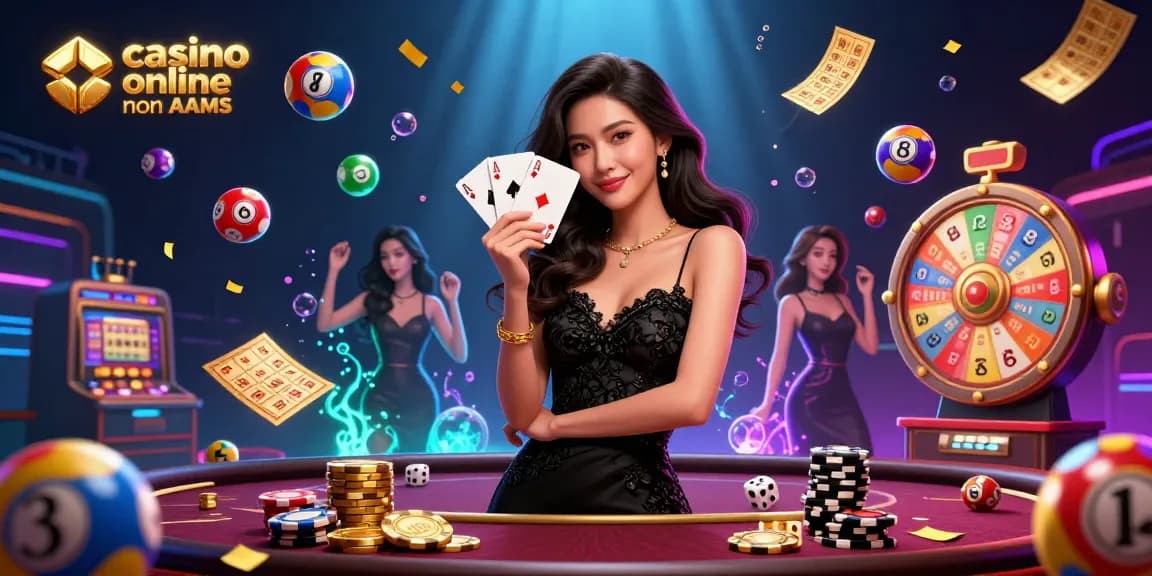 Catturare momenti emozionanti in un casinò online non AAMS, dove si svelano elementi vivaci della lotteria e l'emozione del gioco.