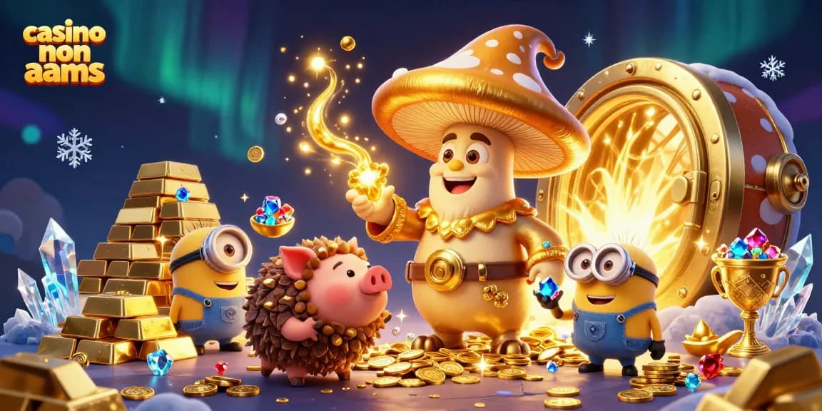 Gioca nei casinò non AAMS con un illustrativo magico di tesori e personaggi incantevoli.