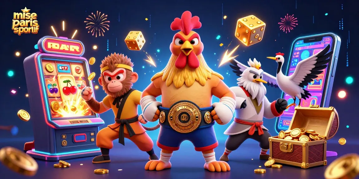 Mise paris sportif : Pariez sur le jackpot explosif des machines à sous avec des héros des arts martiaux.