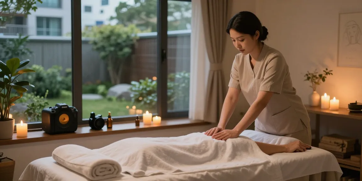 Experience relaxing 종로출장안마 services in a serene massage therapy room full of inviting ambiance.