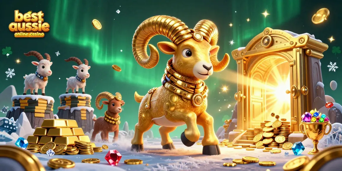 Experience the thrill at the best aussie online casino with golden symbols and vibrant gems.