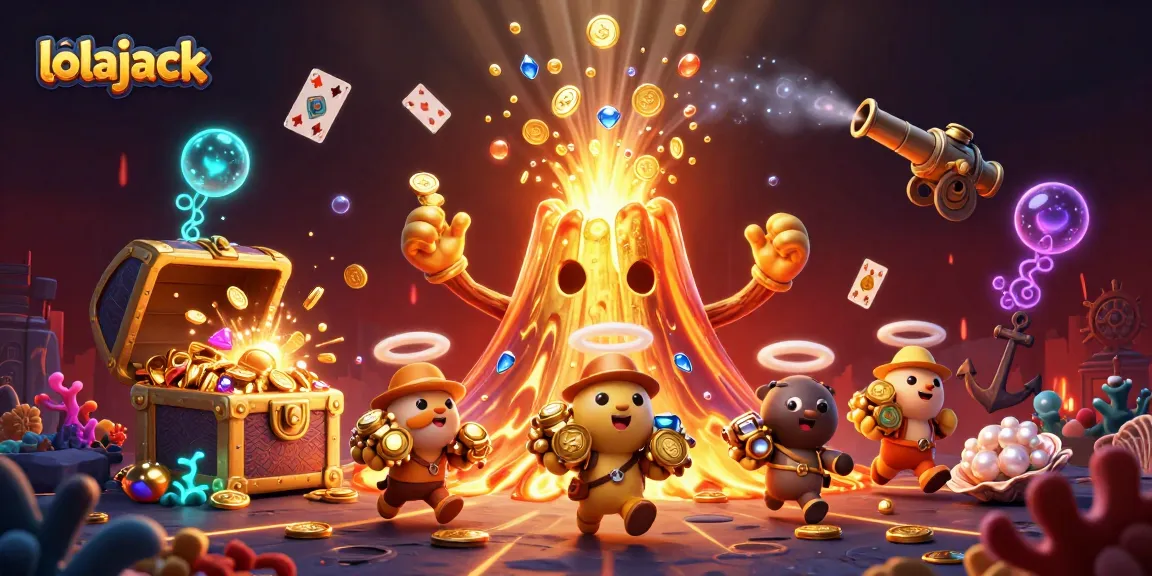 Spin the reels at lolajack casino with treasure and excitement flying around!