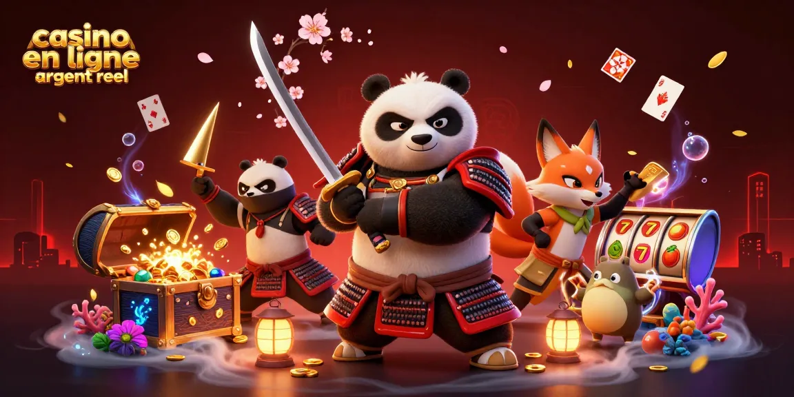 Jouez dans un casino en ligne argent réel avec des personnages animés et des trésors scintillants.