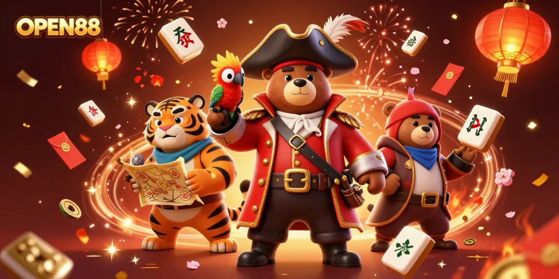 Experience thrilling gameplay at OPEN88 with vibrant casino elements and rich 3D visuals.
