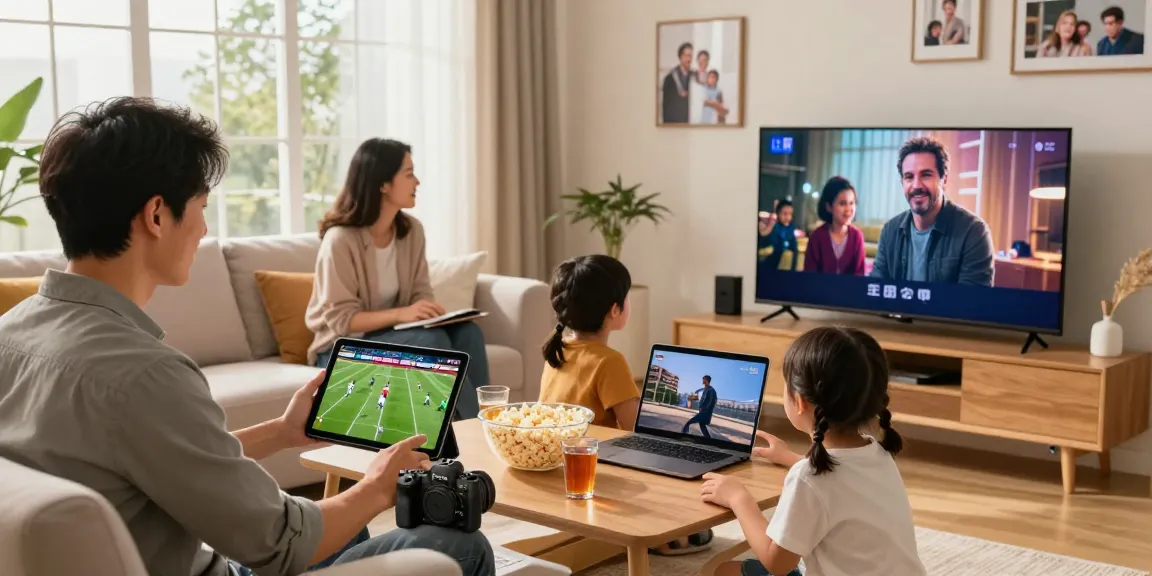 Télévision sur IP avec un test iptv 24h dans un cadre familial convivial, profitant de contenus variés.
