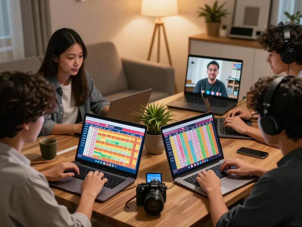 Engaged players participating in Togel Hongkong online betting session, showcasing excitement and community.