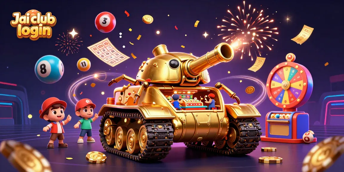 Engage in thrilling games on Jai club login with vibrant lottery balls and a dynamic casino tank.