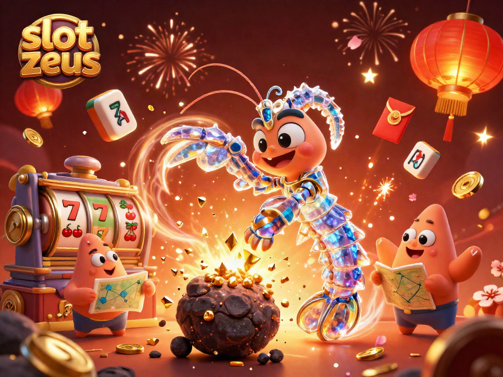 Experience slot zeus with a vibrant 3D scene of galactic samurai and slot elements.