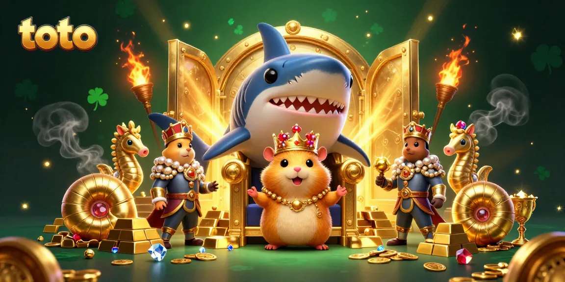 Toto mengungkapkan kekayaan di kasino, dengan raja hamster emas dan penjaga seahorse.