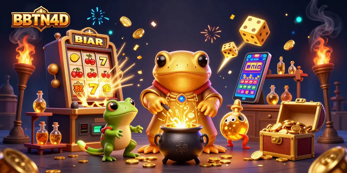 BBTN4D menghadirkan slot berjudi yang menarik dengan alkimis dan permainan menarik lainnya.