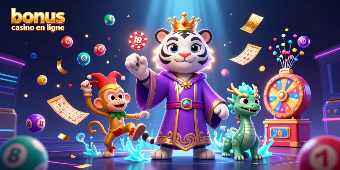 Jouer avec un bonus casino en ligne et gagner des jetons entourés d'une ambiance festive.