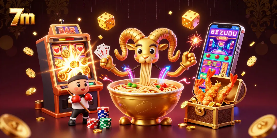 Experience the thrill of 7m gaming with dynamic casino characters and vibrant action.