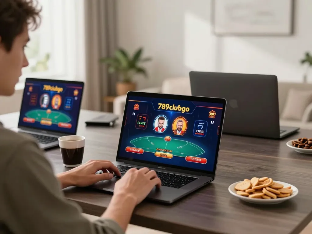 Engage in exciting gameplay on 789clubgo through an inviting home online casino setup.