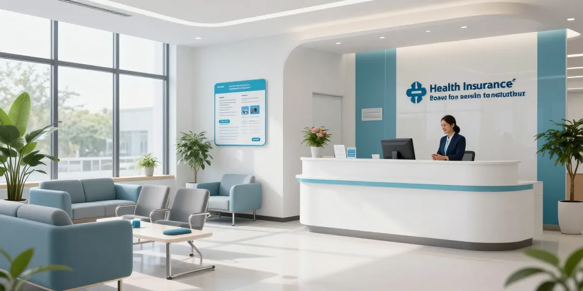 Health insurance for pre-existing conditions consultation at a modern healthcare clinic with professional staff supporting patient care.