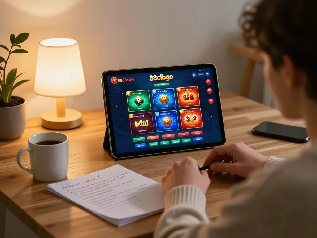 Player engaging in online casino gaming on 88clbgo platform with strategic betting setup.