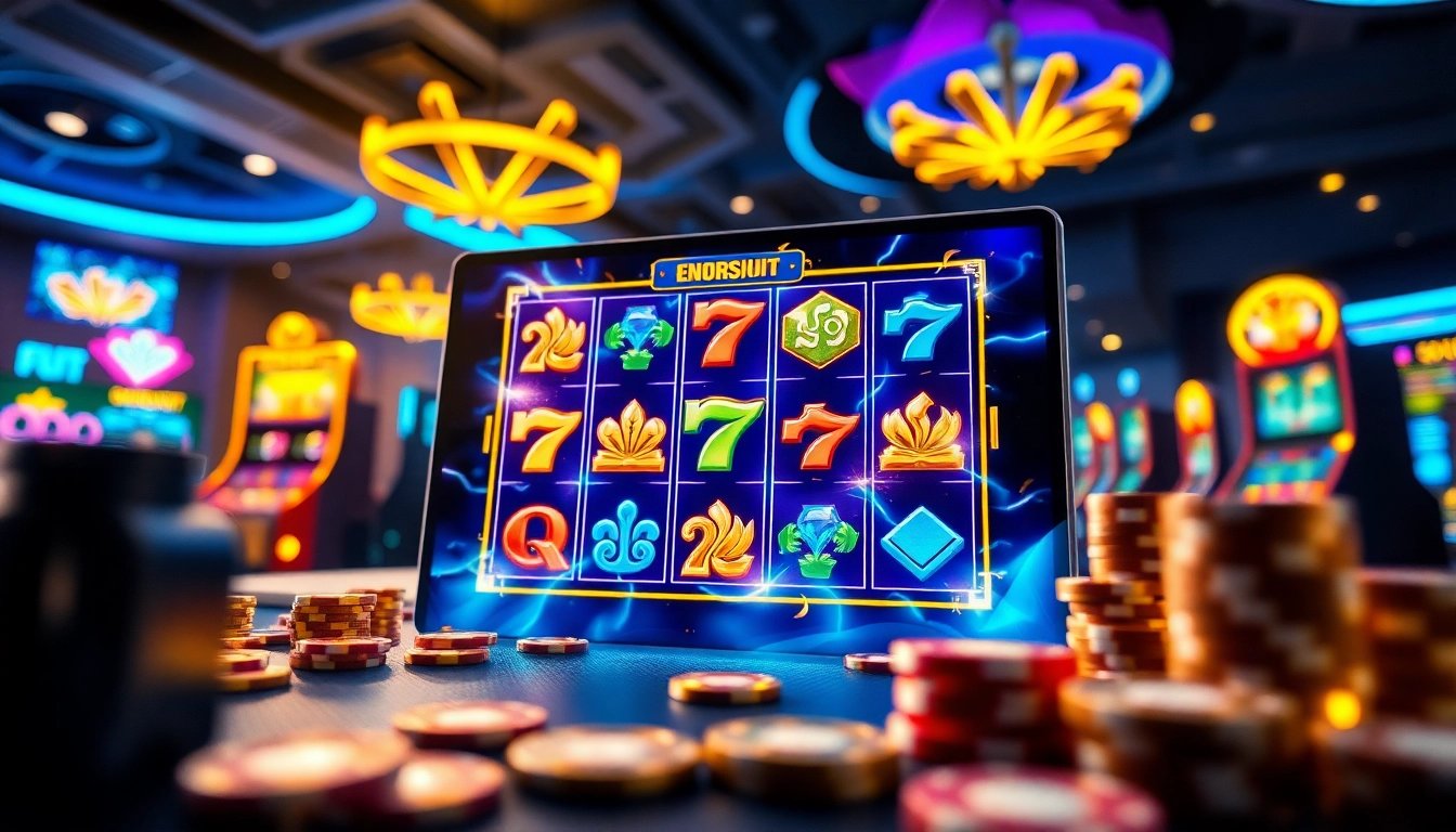 Engage with Online slots Uk through vibrant graphics and exciting casino elements.
