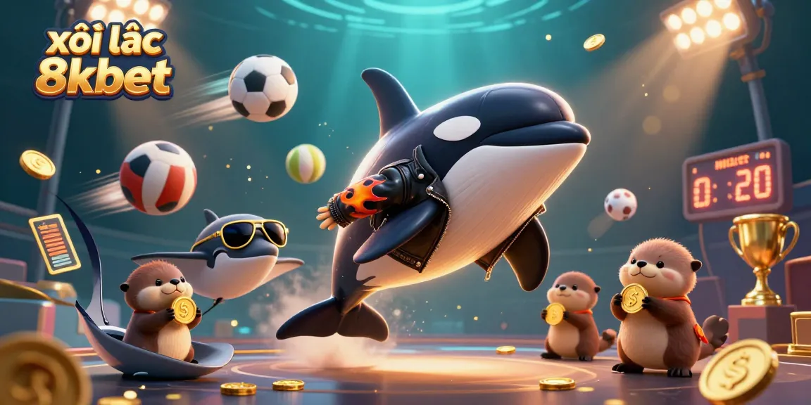 Xôi lạc 8xbet shines as a thrilling sea of interactive elements in 3D casino art.
