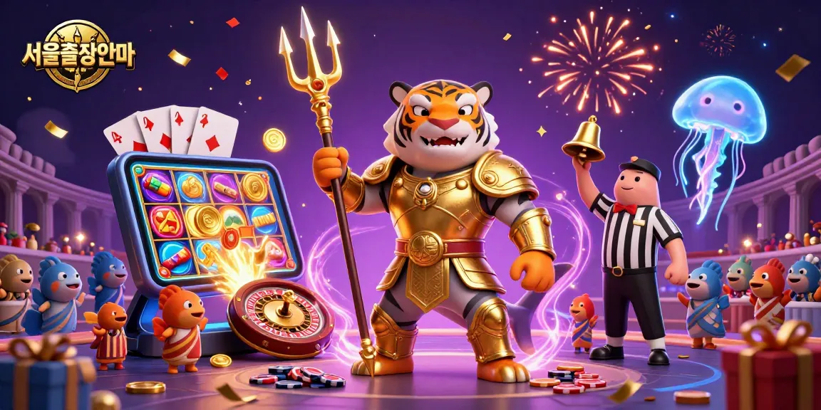 Experience 서울출장안마 with a dynamic underwater casino scene featuring vibrant game elements.