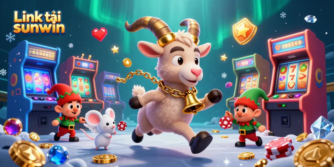 Engage with the festive ambience of Link tải sunwin in this vibrant holiday casino scene.