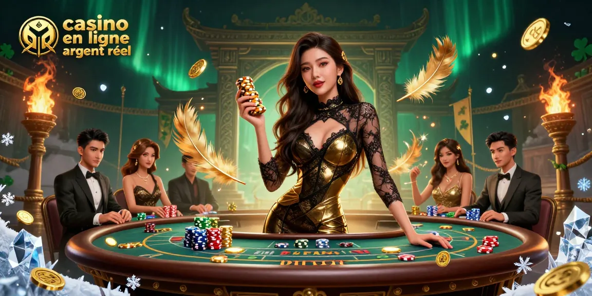 Vivez une expérience de jeu palpitante dans un casino en ligne argent réel avec un baccarat à enjeux élevés.