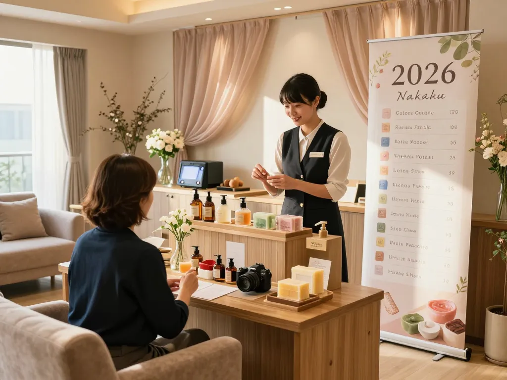 2026年のエレガンスとホスピタリティを示すナカスソープランドのおすすめシーン。