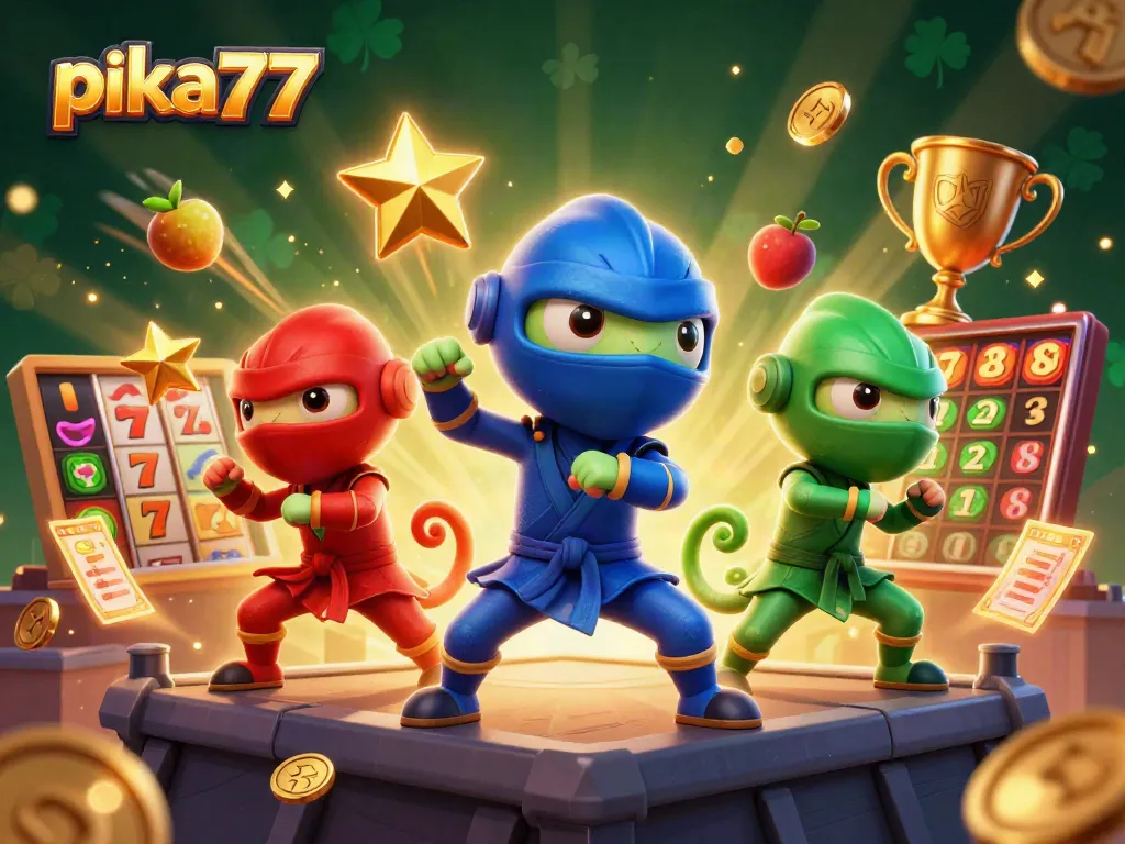Pika77 leads players to jackpot victories with thrilling slots and synchronized ninja chameleons.