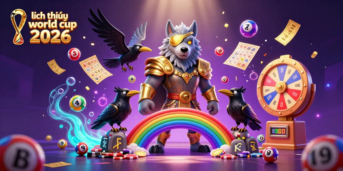 Experience the excitement of lịch thi đấu world cup 2026 with vibrant casino elements and dynamic characters.