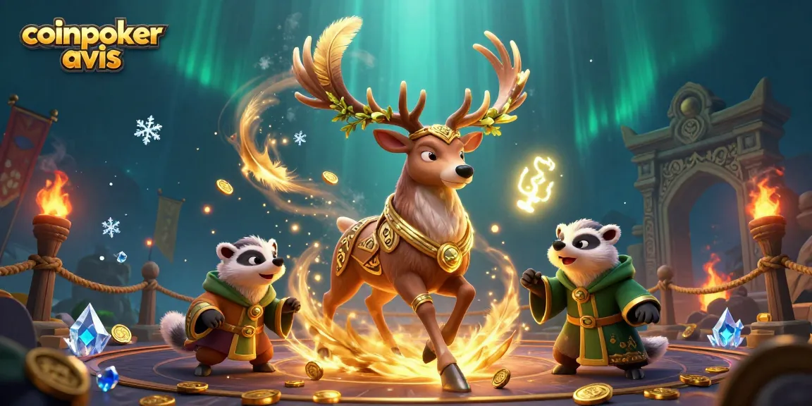 CoinPoker Avis : Jouez auprès d'un casting coloré dans un univers de poker captivant.