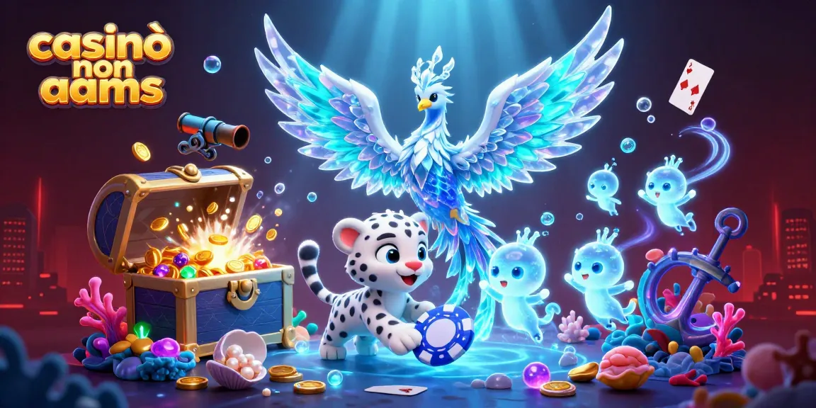 Scopri i migliori casinò non AAMS con questa vivace illustrazione 3D.