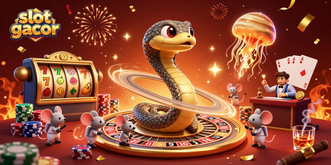 Experience thrilling gameplay with slot gacor featuring vibrant characters and dynamic action in this illustration.