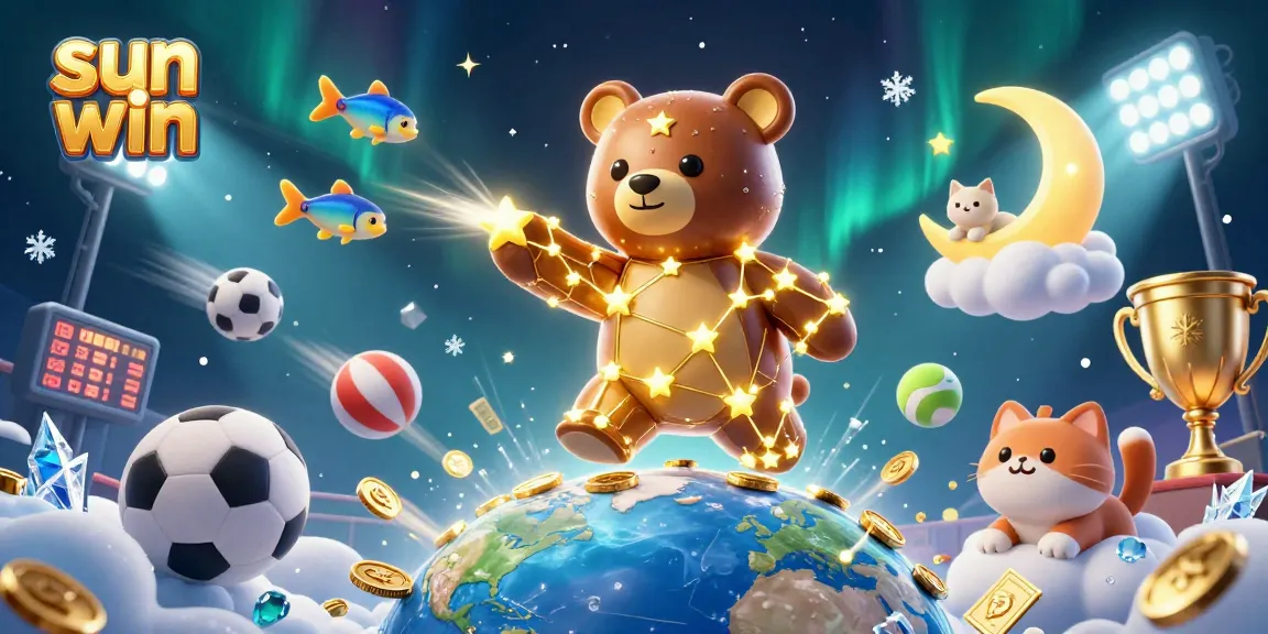 Engage with the sun win adventure in a magical 3D casino world, overflowing with fun symbols and stars!