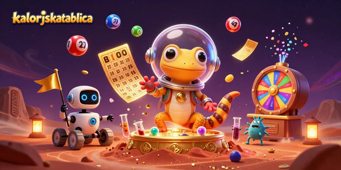 Join the Martian gecko in a thrilling discovery of the golden casino at kalorijskatablica, surrounded by dynamic gambling elements.