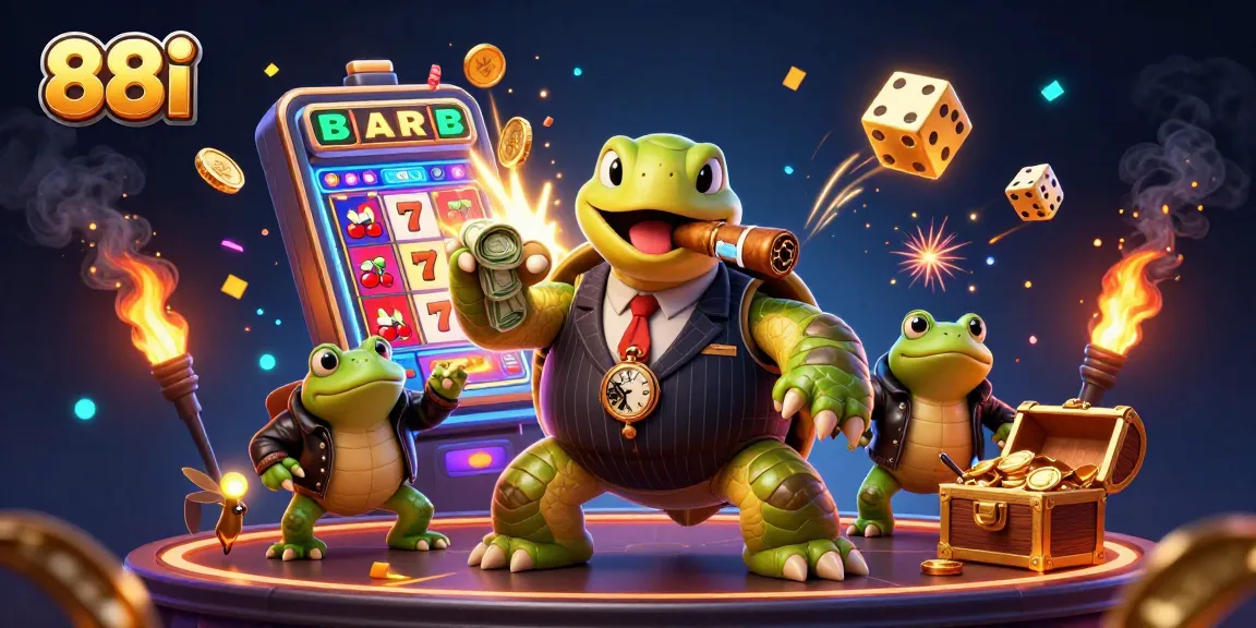 Engage with 88i’s thrilling casino experience featuring vibrant characters and dynamic game action.