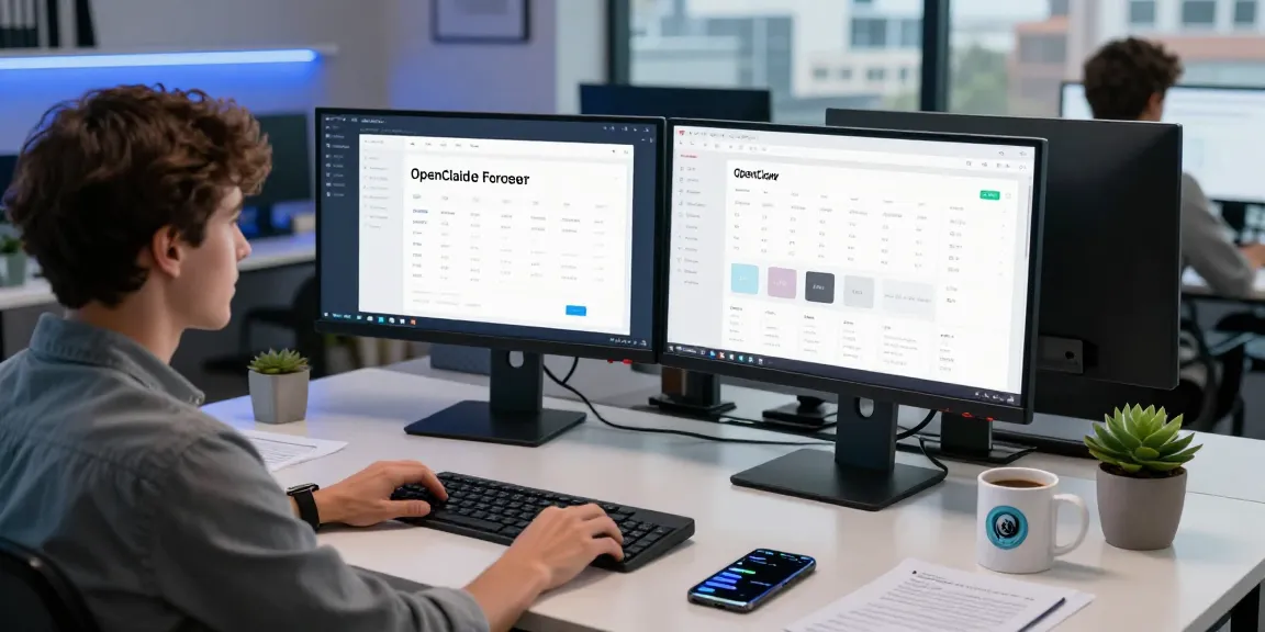 OpenClaw's powerful personal AI assistant in a modern tech workspace showcasing productivity and innovation.