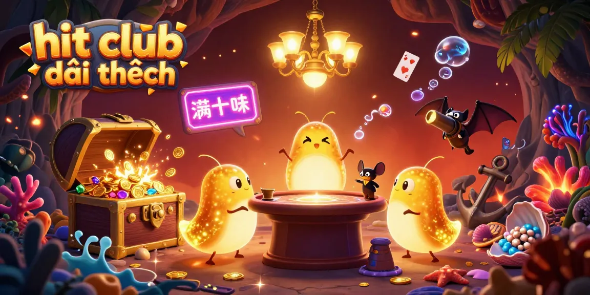 Experience hit club đổi thưởng with vibrant glowworm characters illuminating a thrilling cave casino scene.