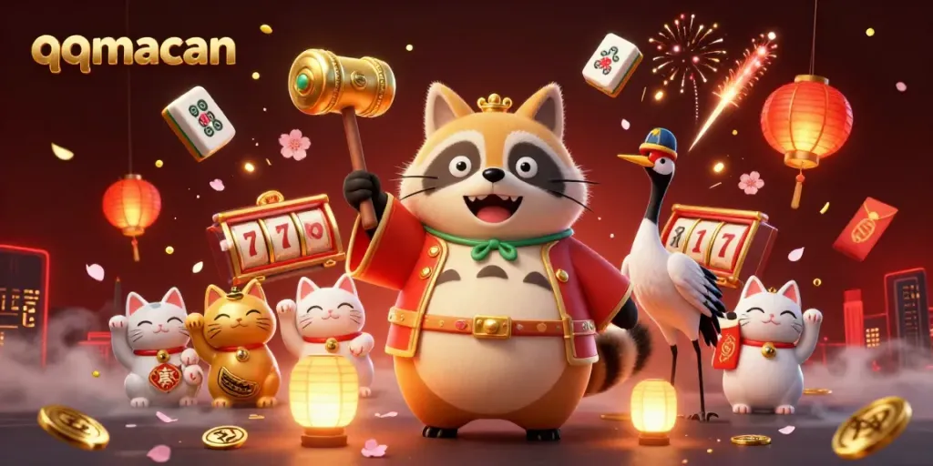 Join the thrilling experience at qqmacan with vibrant characters in a dynamic casino setting