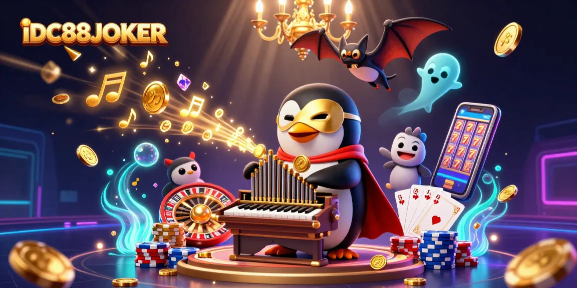 Experience thrilling action with IDC88JOKER as the phantom opera penguin plays, coins fly, and wins await!