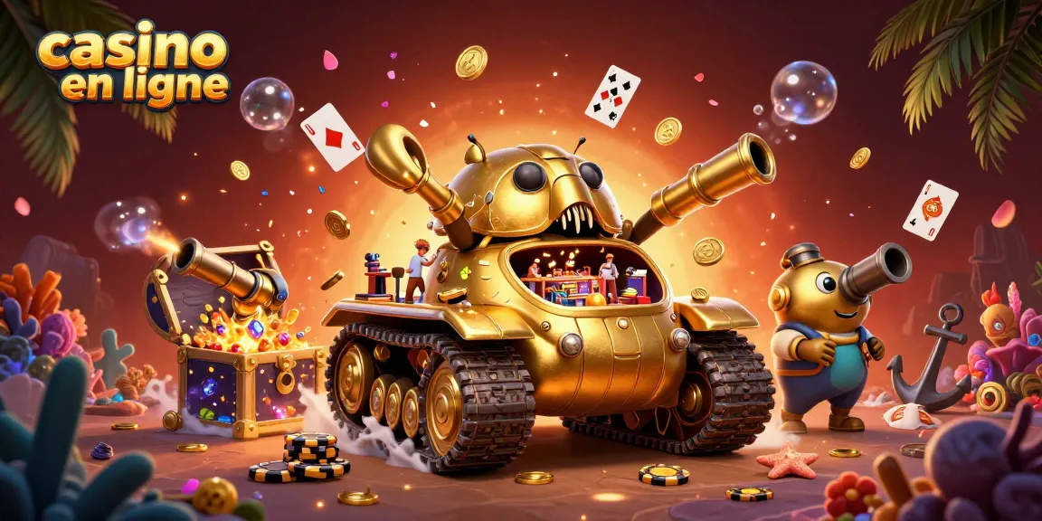 Jouez au casino en ligne avec des machines à sous et des effets festifs dans un environnement riche.