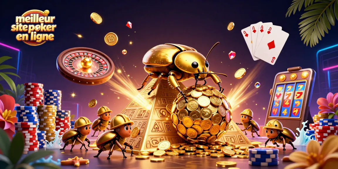 Jouez sur le meilleur site de poker en ligne avec des jetons d'or et une ambiance de casino