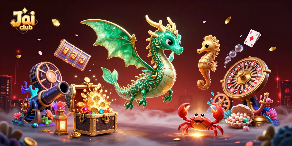 Join Jai club for immersive underwater adventures with vibrant characters and casino treasures.